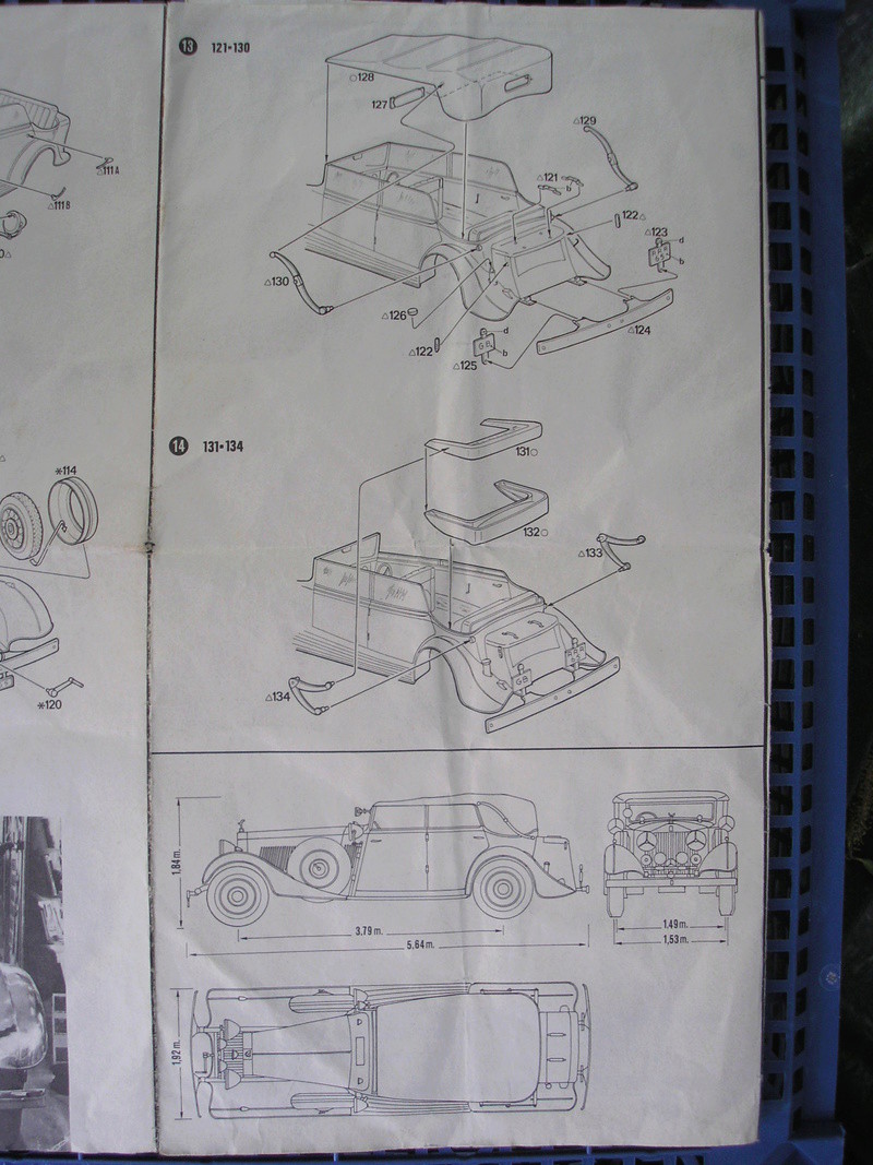 [ITALERI] ROLLS-ROYCE PHANTOM II 1/24ème Réf 703 Notice Rolls_15