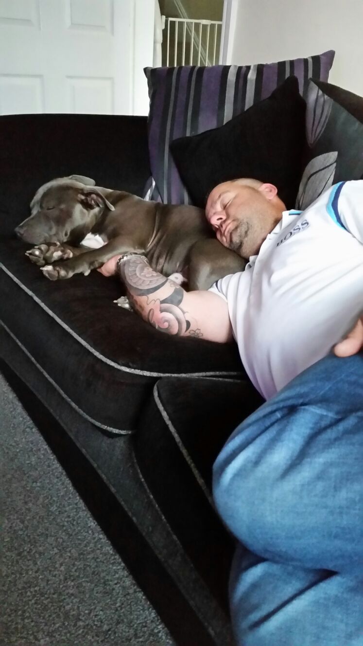 Me and Ice caught takin 40 winks.  Image24