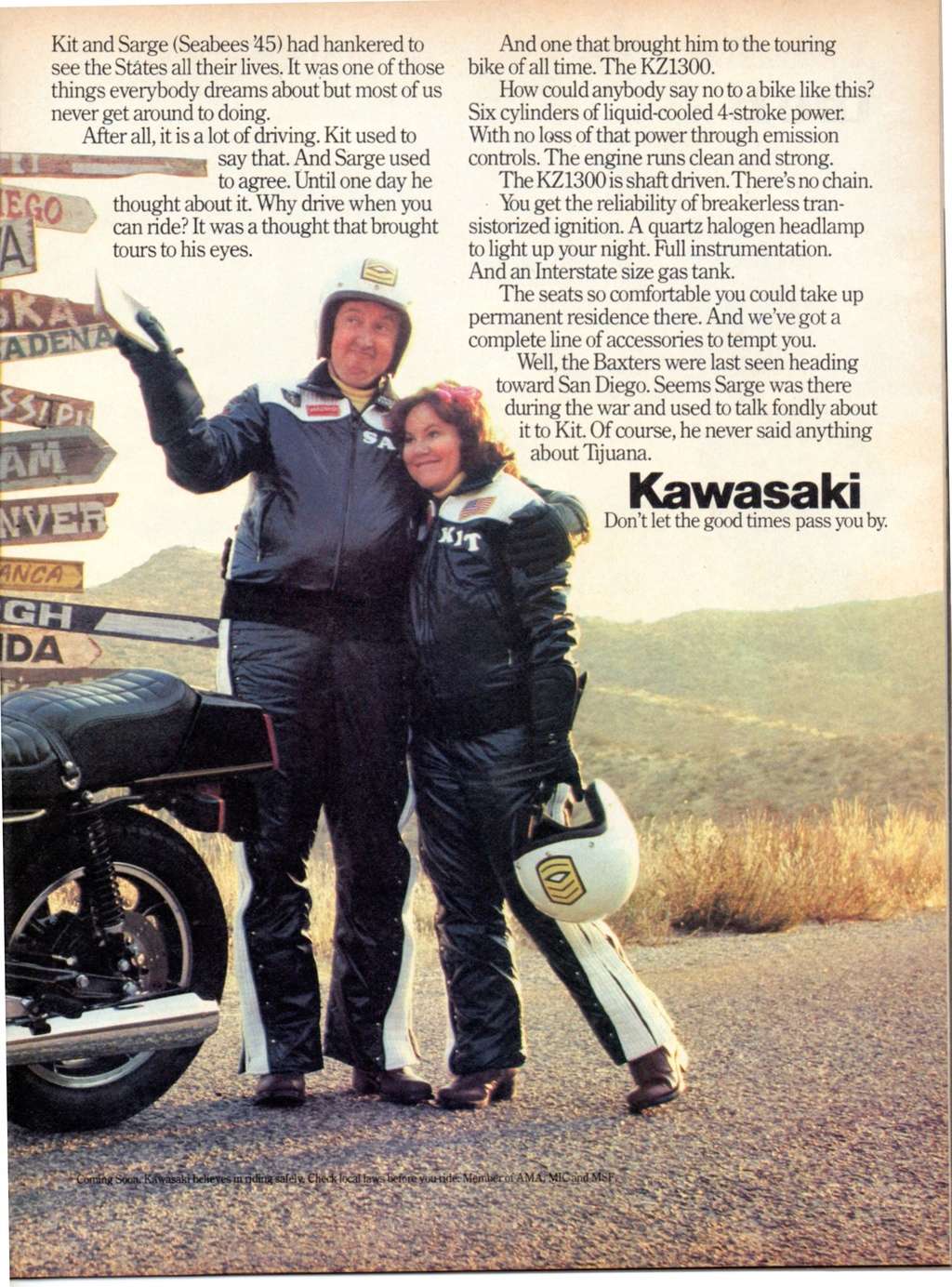 Brochures et Publicités sur les KAWASAKI KZ/Z   70/80'S - Page 2 Tourin16