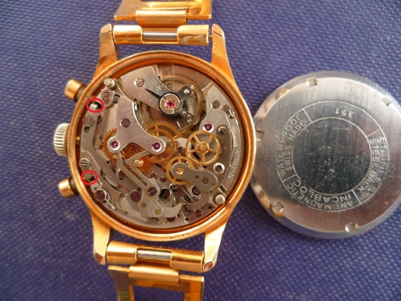 Chronographe vintage « Miramar Genève » Landeron 248 – problème poussoir du bas Image712
