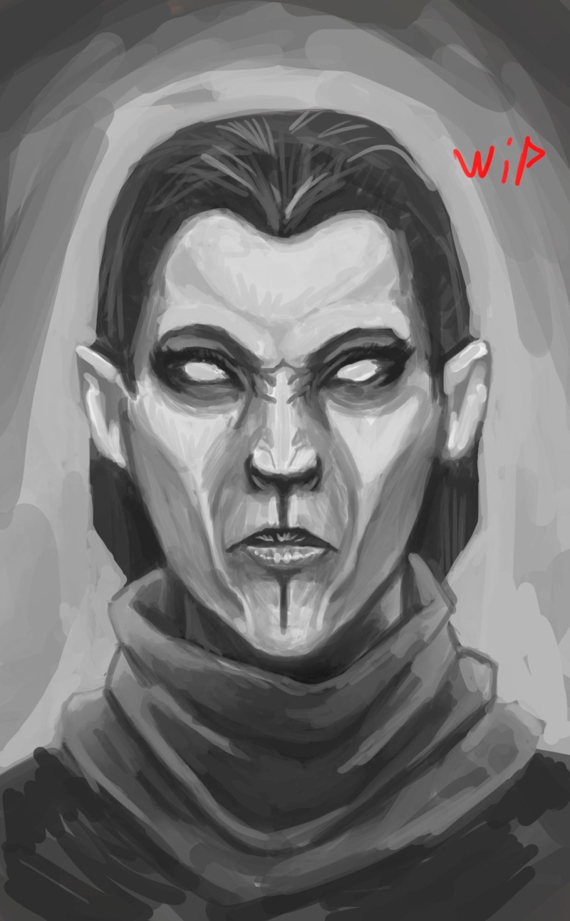 Twrch - croquis - Study painting - WIP  - Page 4 Vampir13