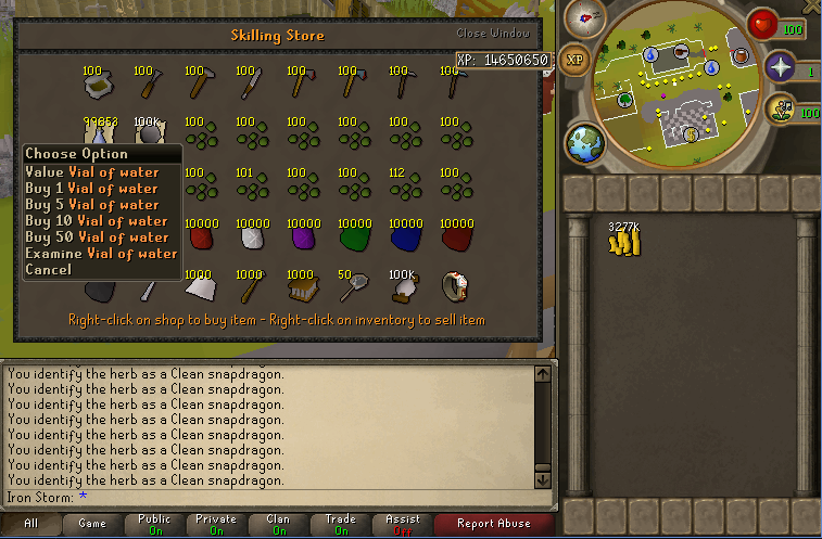 Lazy Storm's 1-99 Farming/Herblore Guide Buying10