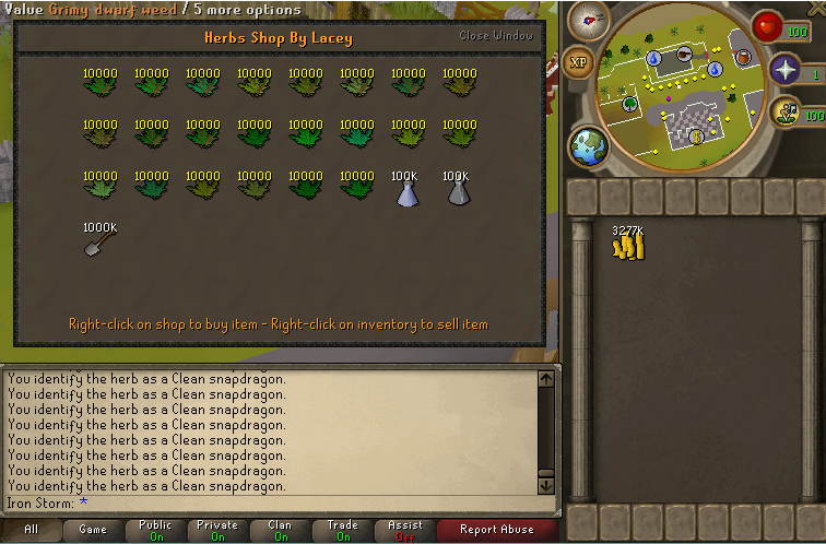 Lazy Storm's 1-99 Farming/Herblore Guide Buying11