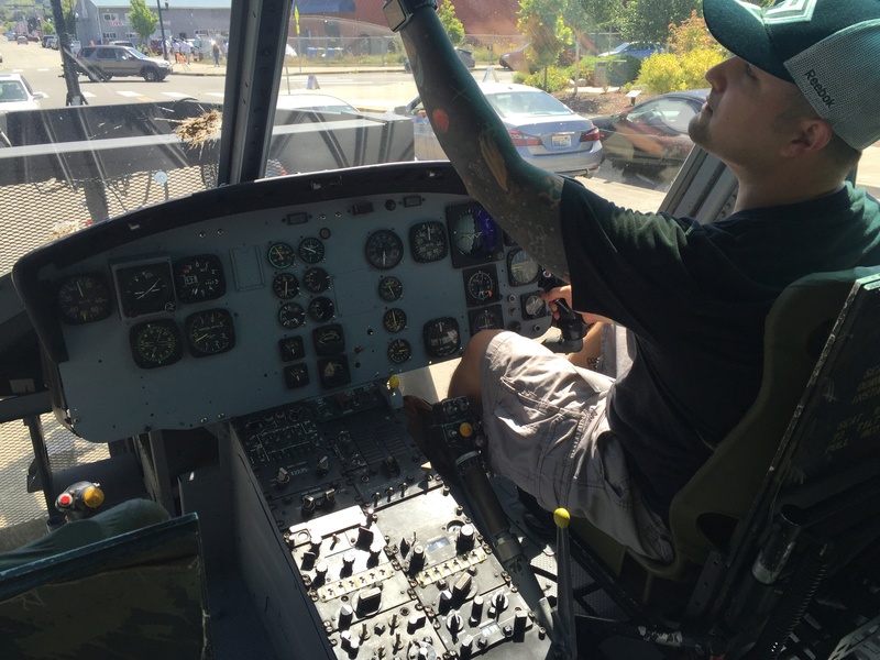 Got to play inside the cockpit of a real Huey! Image32