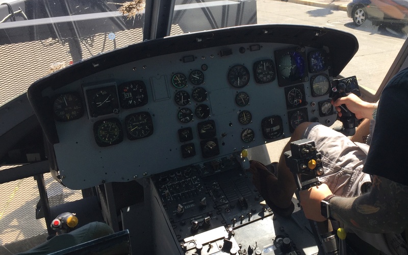 Got to play inside the cockpit of a real Huey! Image35