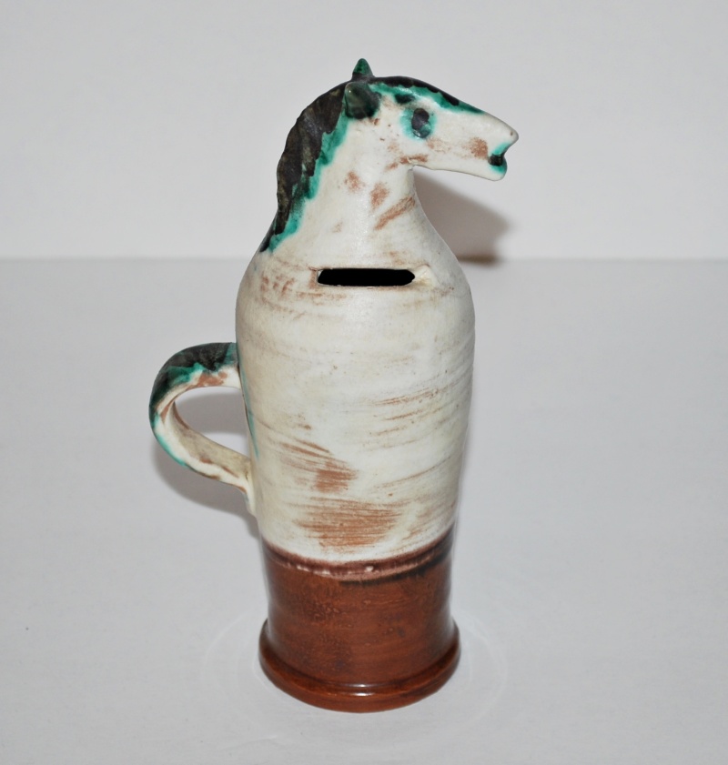 Help With Identifying Mid Century Italian Horse Pottery Vase111