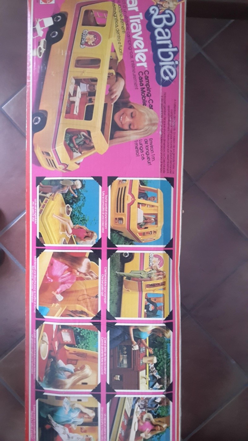 barbie - barbie camper, cucina, camera da letto, piscina, cavallo Dallas e cane Bellezza Star-t10