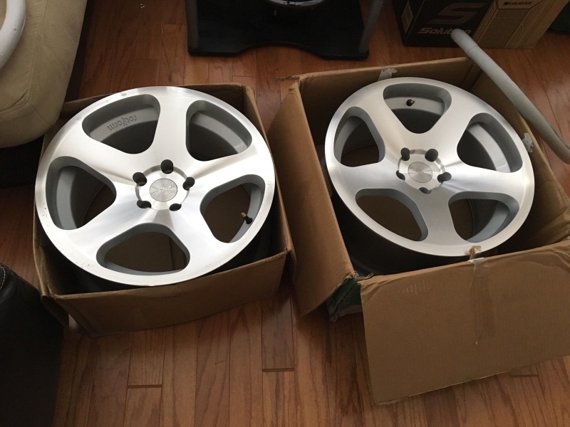 FS: $380+ Ship ,Pair of Rotiform NUE monoblock 18x9.5 +25, only ones left in this Bolt pattern. never driven on. S-l16010