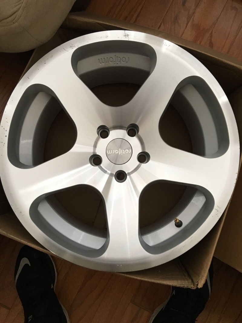 FS: $380+ Ship ,Pair of Rotiform NUE monoblock 18x9.5 +25, only ones left in this Bolt pattern. never driven on. S-l16011