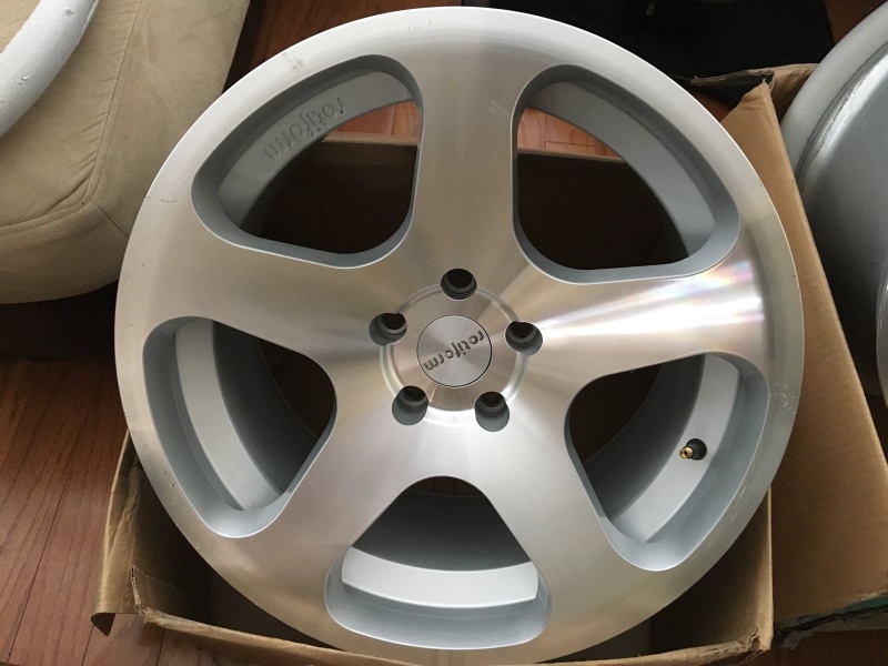 FS: $380+ Ship ,Pair of Rotiform NUE monoblock 18x9.5 +25, only ones left in this Bolt pattern. never driven on. S-l16012