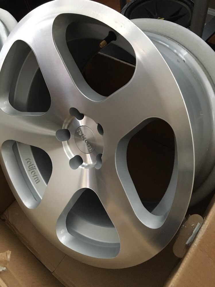 FS: $380+ Ship ,Pair of Rotiform NUE monoblock 18x9.5 +25, only ones left in this Bolt pattern. never driven on. S-l16014