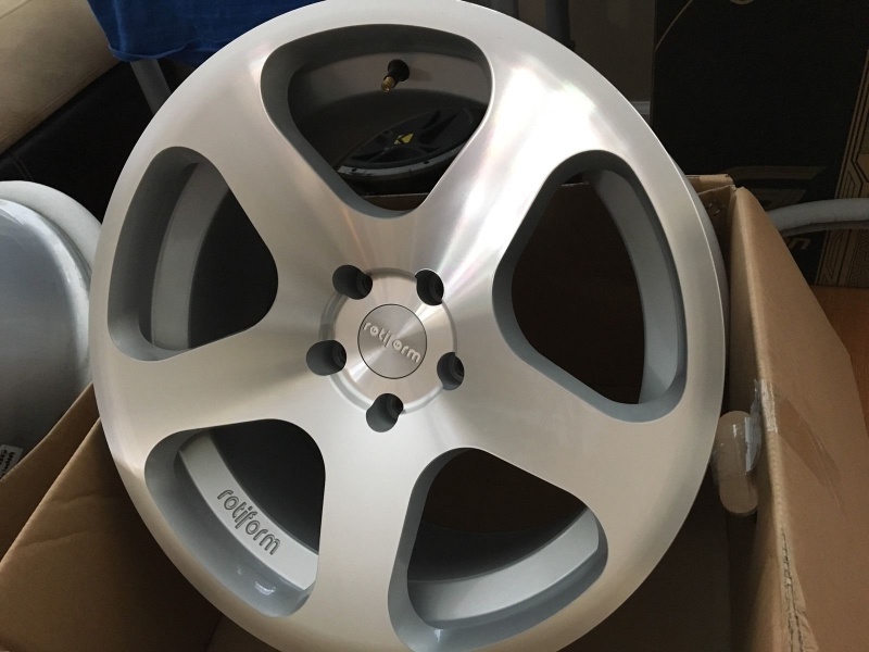 FS: $380+ Ship ,Pair of Rotiform NUE monoblock 18x9.5 +25, only ones left in this Bolt pattern. never driven on. S-l16017