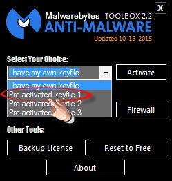 باتش لتفعيل عملاق تدمير المالوير و ملفات التجسس Malwarebytes Anti-Malware 0b374511