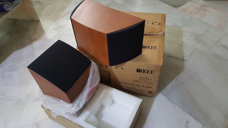 KEF iQ8ds dipole speakers (Used) 20160714