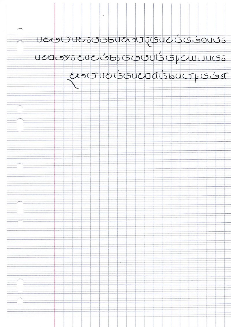 Système d'écriture du tútarä Scan410