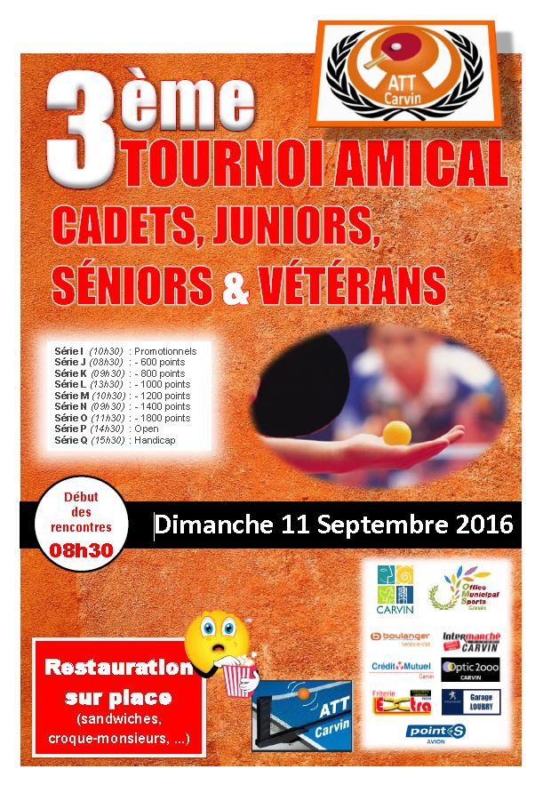 ATT Carvin - 3ème tournoi Amical sur Invitation 11/09/2016 Tourno11