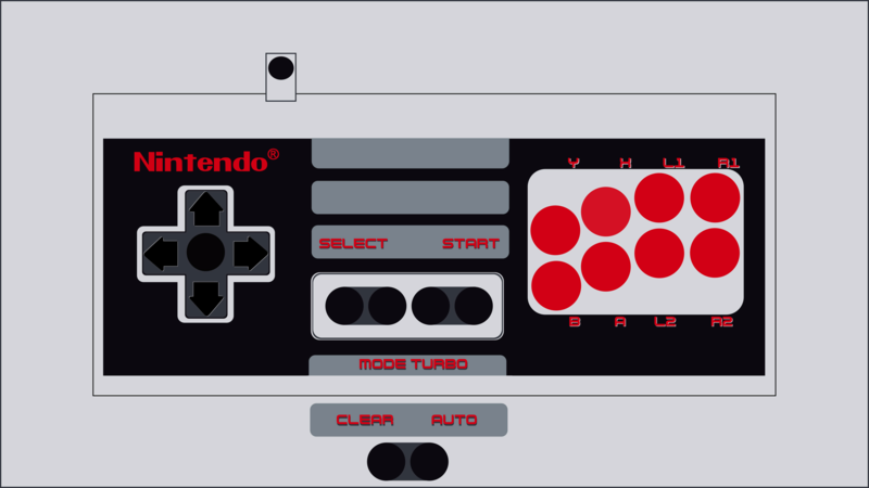 votre avis sur un manette arcade NES fait maison Rect4611