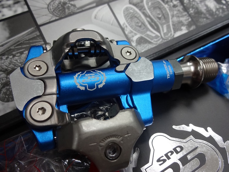 Shimano SPD 25 週年特別版 藍色 XTR 踏 PD-M990 - HK$824對 (工商寫字樓包速遞送貨) Dsc02511