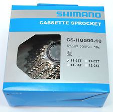 香港行貨！SHIMANO CS-HG500-10 Cassette Sprocket（4700 Tiagra 適用） 10速飛輪11/34T - HK$238 (工商寫字樓包速遞送貨) Hg50010