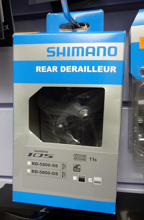 SHIMANO 105 Rear Derailleur 波腳 RD-5800-S-GS (中) / 黑色 /銀色 - HK$295 (工商寫字樓包速遞送貨) Rd-58011