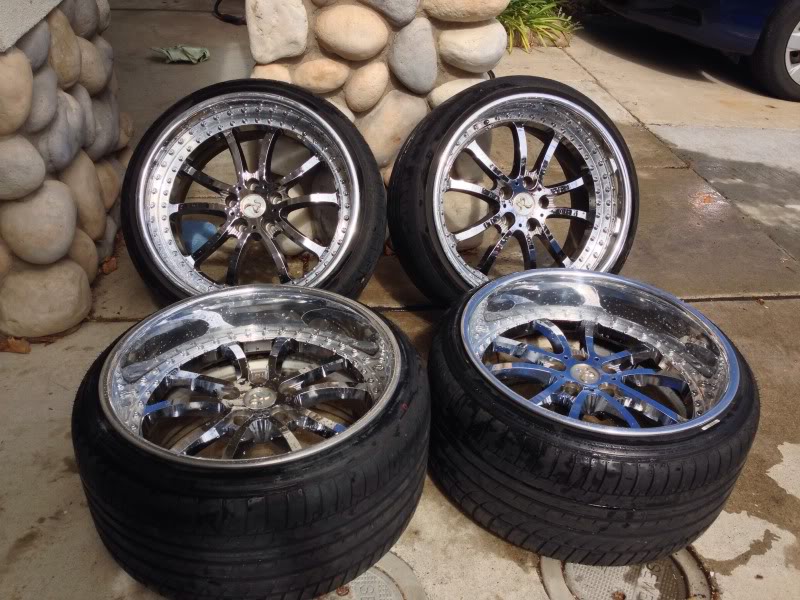 FS Work Bersaglio 19x10.5 +19 19x11.75 +16 w/ tire 745a3110