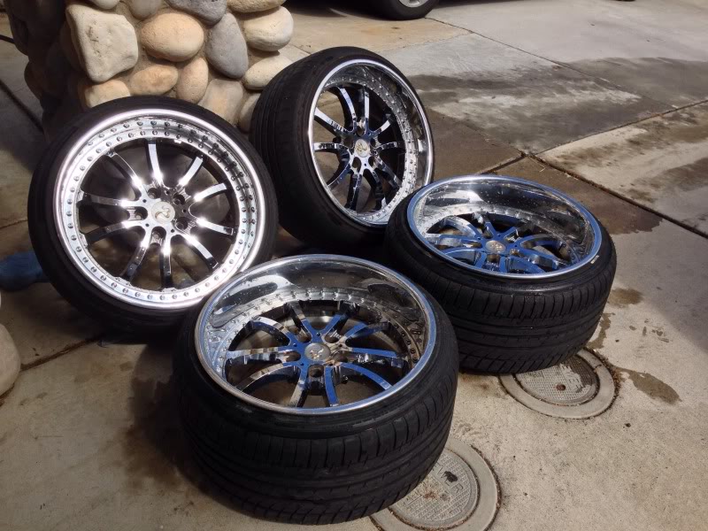 FS Work Bersaglio 19x10.5 +19 19x11.75 +16 w/ tire 8a603c10