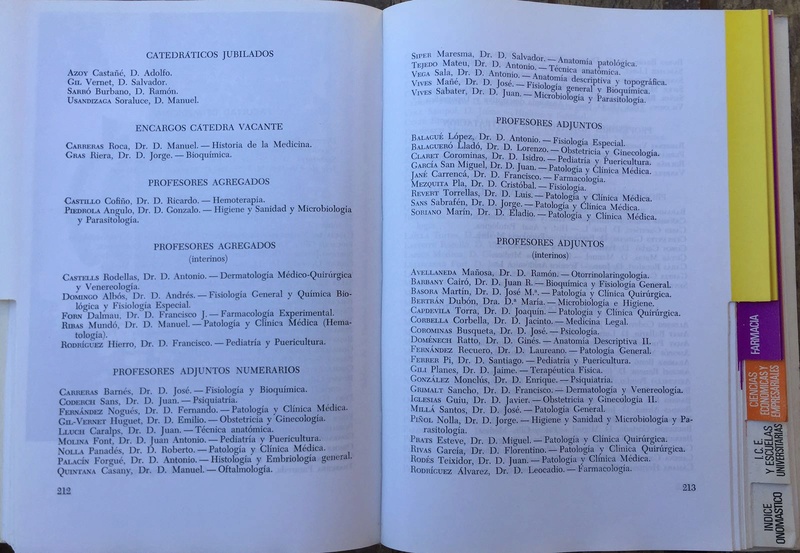 Anuario Universidad Barcelona 1972-73 y Documental Dr. Domingo Ruano Img-2056