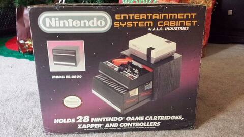 Boite vide meuble Nintendo nes cabinet
