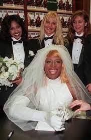 Dennis Rodman mock wedding Images33