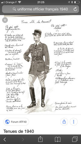 Vareuse SSA 1939 : Médecin Lt Col