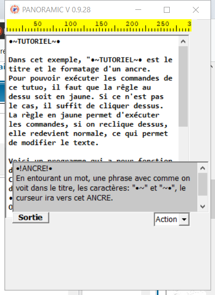 MEMO avec des possibilités de commande Screen12