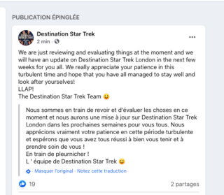 Destination Star Trek London novembre 2020 Captur20