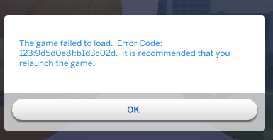 Seasons Update - Game Failed to Load Error. [SOLVED] Error10
