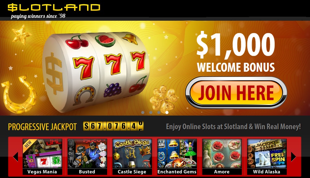 Slotland no deposit codes