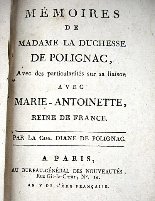 Madame de Polignac et Marie-Antoinette : une amitié fatale - Page 19 Tzolzo15