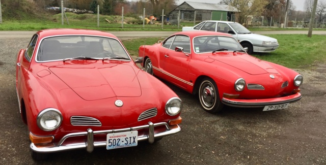 Karmann ghia 1970 Rouge Origine USA Img_7810