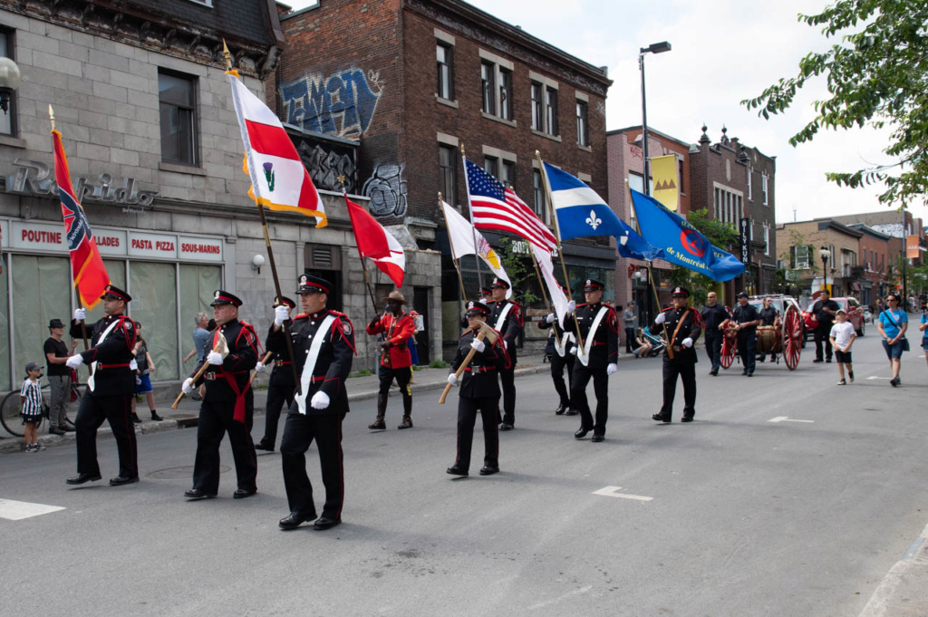 Défilé du 75 ème des pompiers auxilliaires de Montréal 29-06-2019 Kp_14811