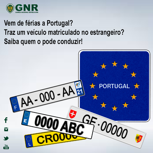 Condução de veículos com matrícula estrangeira em Portugal 111