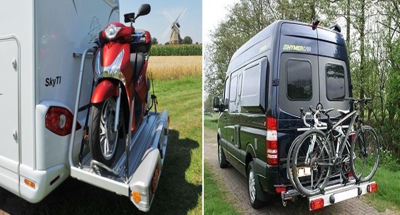 Transporte de Motas / Bicicletas em automóveis ou autocaravanas 911