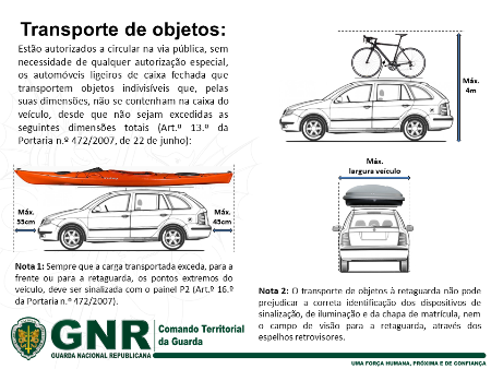 Transporte de Motas / Bicicletas em automóveis ou autocaravanas Gnr10