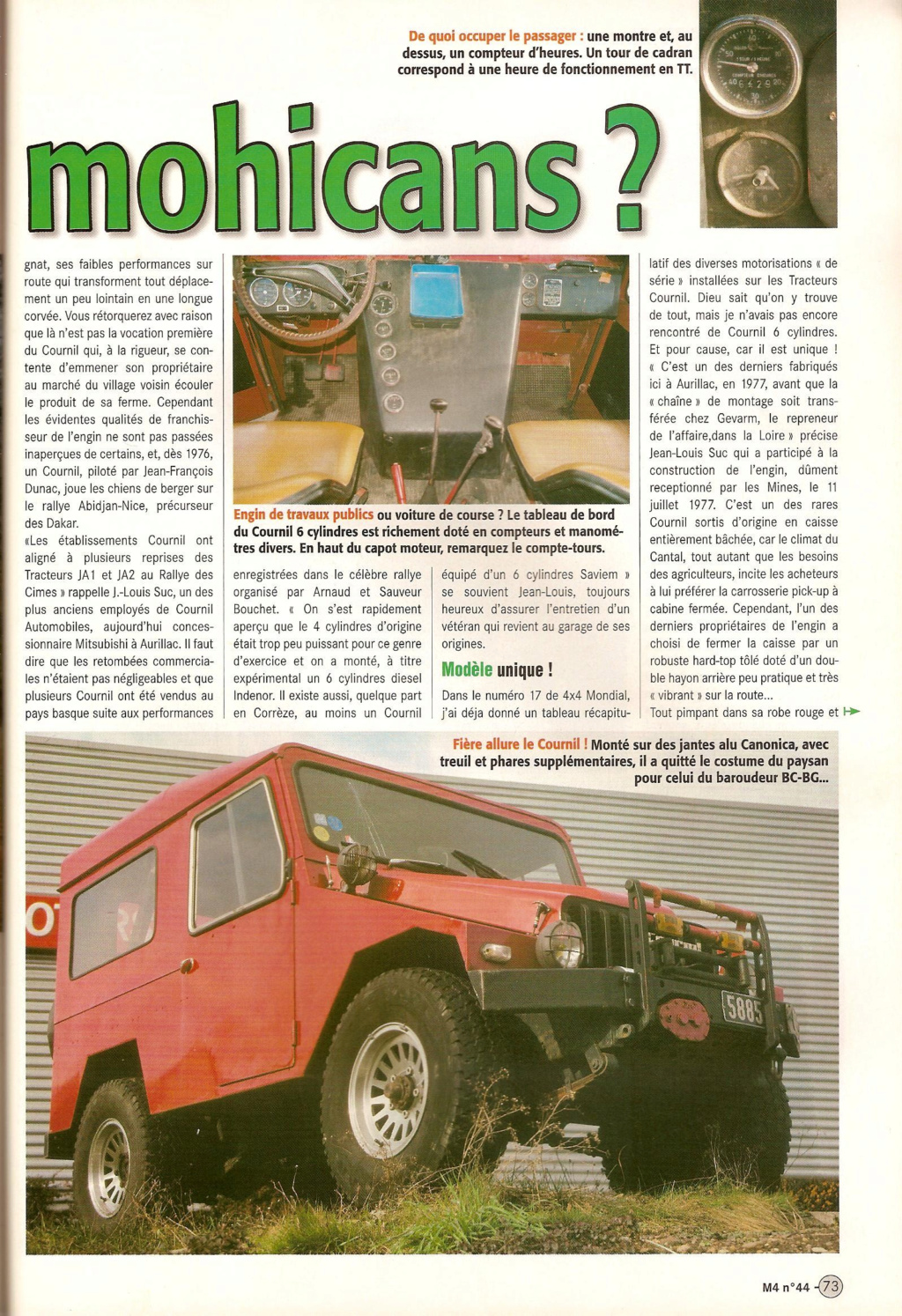 COURNIL - COURNIL la jeep agricole ....le 4x4 français - Page 2 Courni11