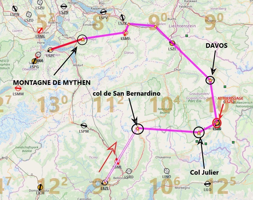 Les Alpes étape 4 Carte12