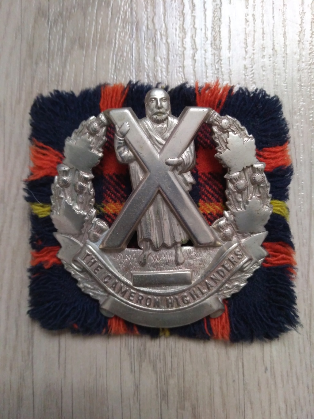 Badge avec tissu 3ème division Canadienne P_201933