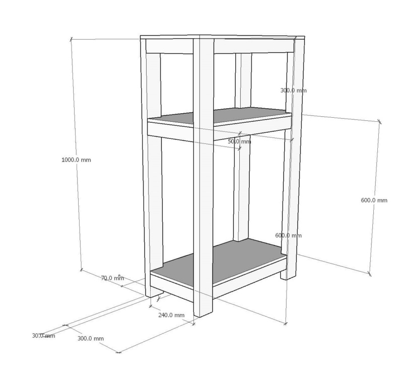 Sketchup, changer la taille de certaine pièces après coup ? Meuble13