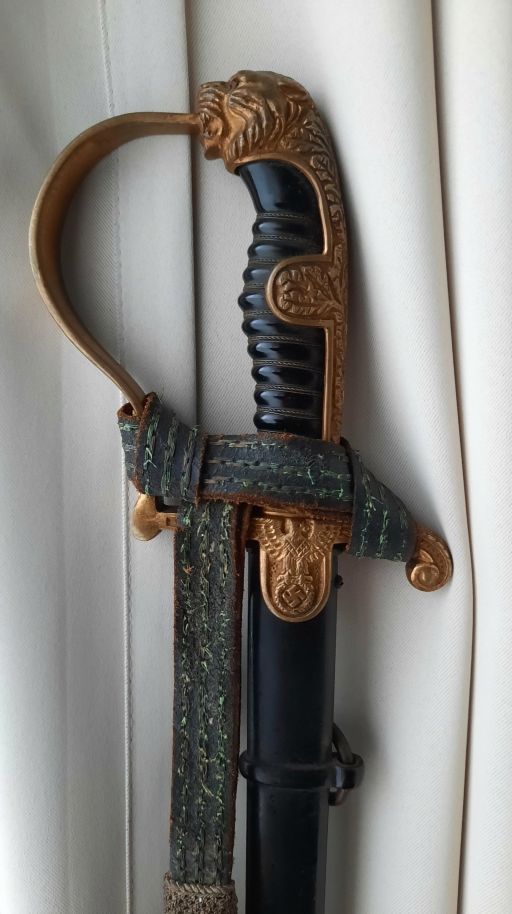 Sabre d’officier de l'armée de Terre Allemagne III°R. / Fabricant HERDER 1327