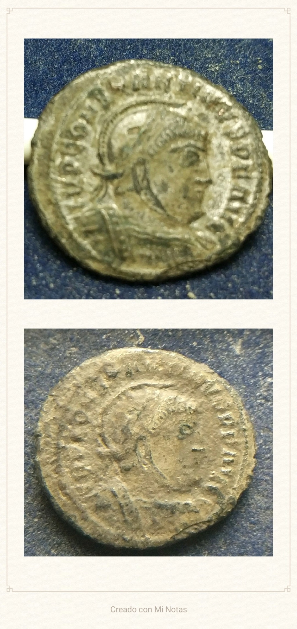 AE3 de Constantino I. VICTORIAE LAETAE PRINC PERP. Siscia 15867610