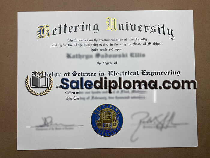 How Long to Order Fake Kettering University Certificate? Ketter10