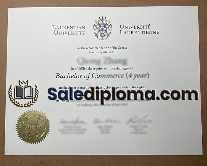 Where to Get Fake Laurentian University Diploma Online? Lauren10
