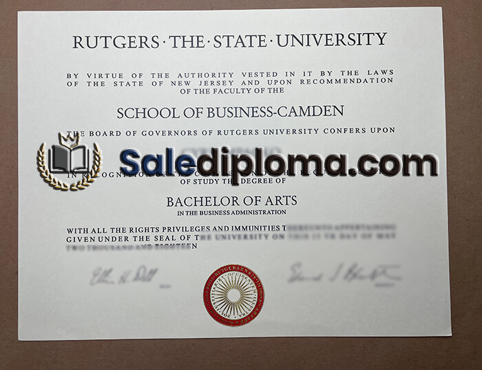 How Quickly to Buy Fake Rutgers University Degree? Rutger10