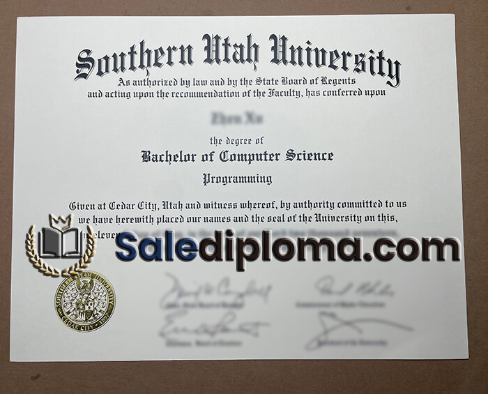 How to Order Fake Southern Utah University Degree? Southe11
